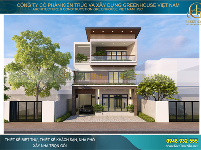 Thi công trọn gói biệt thự hiện đại 3 tầng - TP. Hồ Chí Minh