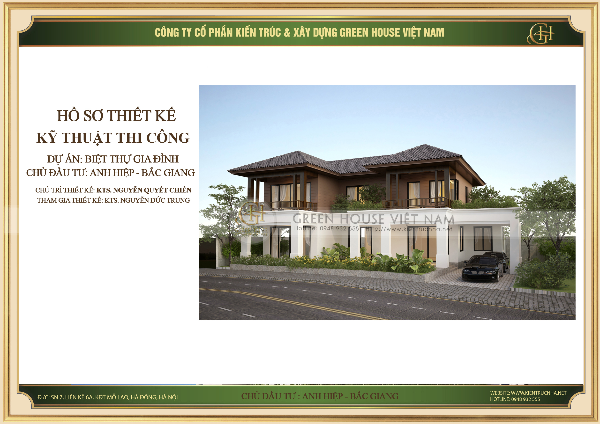 Choáng ngợp với biệt thự gia đình đẹp sang chảnh tại Bắc Giang