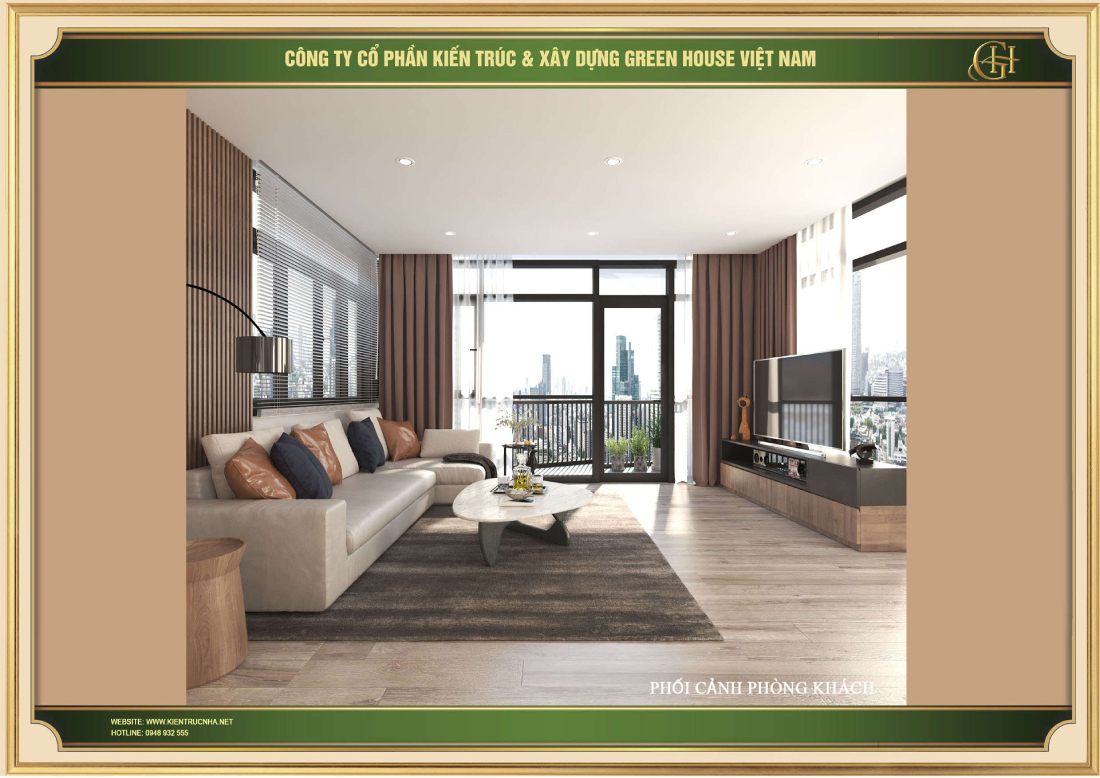 Thiết kế nội thất chung cư mini hiện đại đầy đủ tiện nghi tại Hà Nội