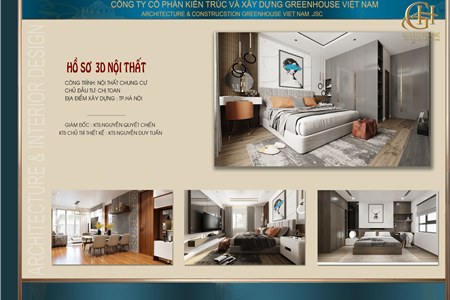 Thiết kế nội thất chung cư cao cấp sang trọng hiện đại tại Hà Nội