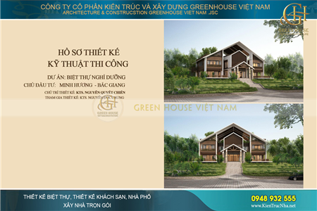 Mẫu biệt thự hiện đại 2 tầng diện tích 300m2