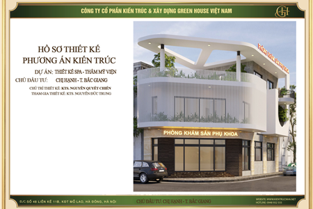 Mẫu thiết kế phòng khám sản phụ khoa chuyên nghiệp tại Bắc Giang