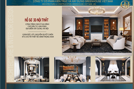 Mẫu thiết kế nội thất biệt thự Vinhomes đẹp sang trọng tại Hà Nội