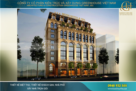 Thiết kế khách sạn tân cổ điển 3 sao - Hải Dương