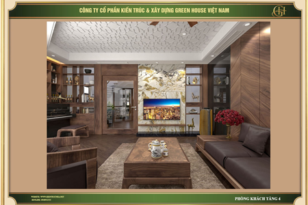 Mẫu thiết kế nội thất nhà phố tân cổ điển sang trọng, đẳng cấp tại Bắc Giang