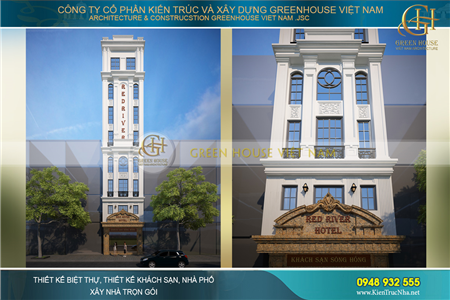 Thiết kế khách sạn mini 8 tầng 5,5mx10m