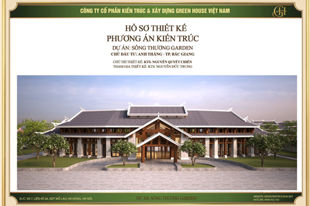 Dự án thiết kế nhà hàng Sông Thương Garden sang trọng tại Bắc Giang