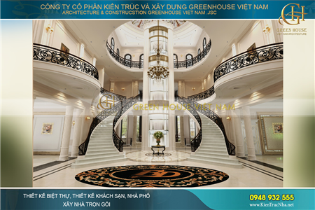 Thiết kế nội thất biệt thự Rạng Đông