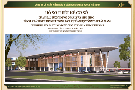 Thiết kế bến xe khách kết hợp kinh doanh dịch vụ tổng hợp Tân Mỹ - Bắc Giang