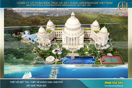 Mẫu thiết kế nội thất lâu đài cổ điển Pháp 7 tầng 32000m2