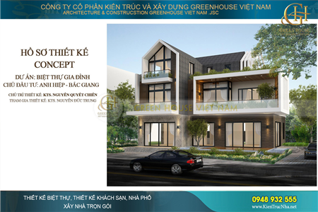 Mẫu biệt thự sân vườn phong cách châu Âu