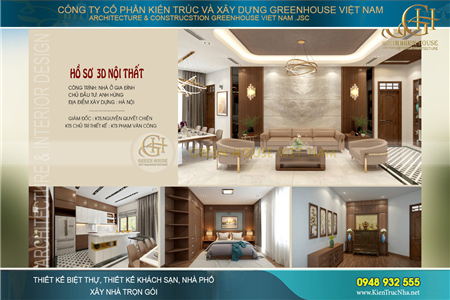 Mẫu thiết kế nội thất hiện đại đẹp chung cư 150m2