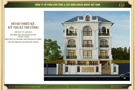 Chiêm ngưỡng biệt thự sân vườn cổ điển tại Bắc Giang