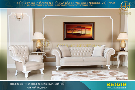 Set sofa chester trắng/đen