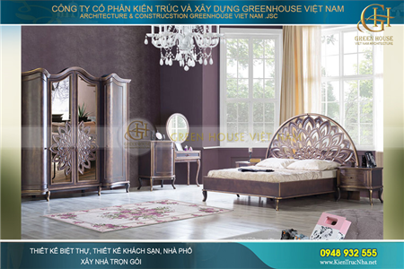 Set nội thất phòng ngủ tân cổ điển Nara