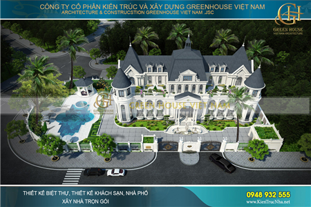 Dinh thự cổ điển Rạng Đông 42x 17m