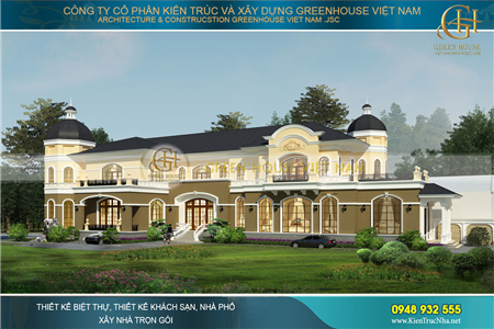 Dinh thự cổ điển 2 tầng 10x35m