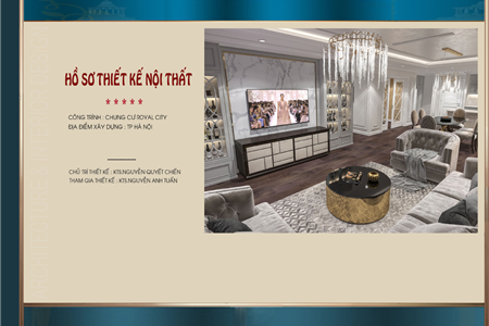 Mẫu thiết kế nội thất chung cư đẹp tại Hà Nội - Căn hộ Royal city