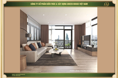 Thiết kế nội thất chung cư mini hiện đại đầy đủ tiện nghi tại Hà Nội